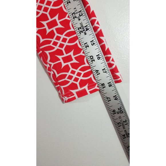 Gretchen Scott Orange Jersey Dress in Bombay Taj Print Size Small Cotton Spandex - Picture 5 of 7